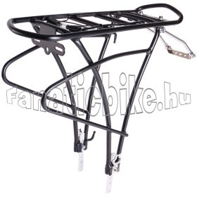   Csomagtartó alu állítható 26"-28" pumpatartós fekete