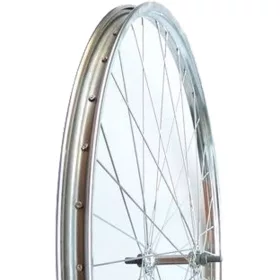   Első kerék 28x1 1/2 (635mm) krómozott acél abroncs, krómozott acél agy fékező felülettel