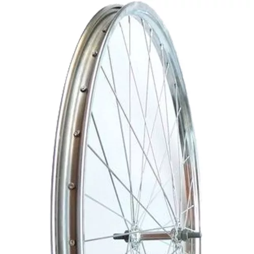 Első kerék 28x1 1/2 (635mm) krómozott acél abroncs, krómozott acél agy fékező felülettel