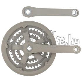 Leader MTB hajtómű acél 28/38/48 170mm szürke