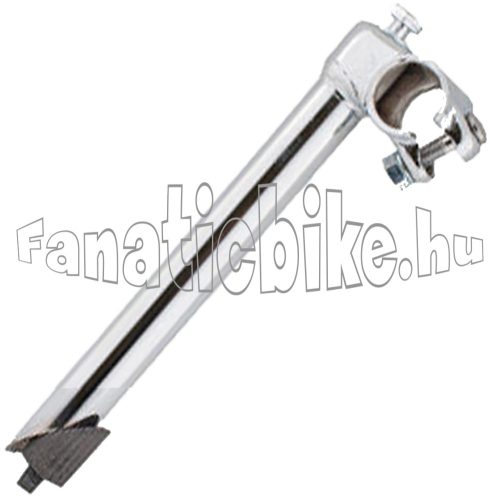 Hagyományos kerékpárhoz kormányszár 22,2/30 mm króm