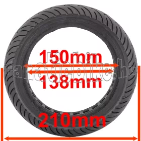 Nedong KR 2a 8,5x2,0 (50-154) e-roller tömör gumi