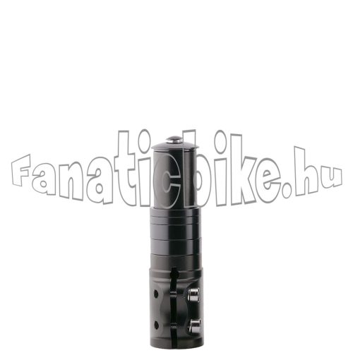 Kormányszár magasító A-Head 1.1/8"/128mm 54-84mm fekete