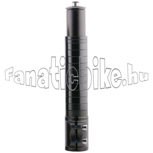 Kormányszár magasító A-Head 1,1/8"/210mm 56-166mm fekete