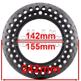 Nedong 10x2,125 e-roller tömör gumi 
