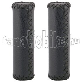 Jet bőrhatású varrott érdes markolat 120mm fekete