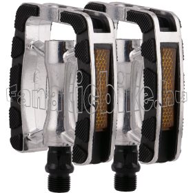 BLP alu non-slip pedál prizmával ezüst