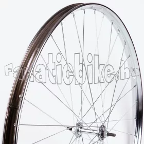   Első kerék 28x1 1/2 (635mm) krómozott acél abroncs, krómozott acél agy