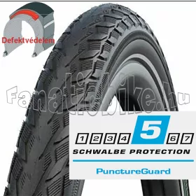   Schwalbe Delta Cruiser plus HS431 700x45C (47-622) 28x1,75 reflex csíkos köpeny