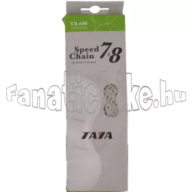   Taya TB-600 8 sebességes 116 szemes lánc + patentszem  ezüst