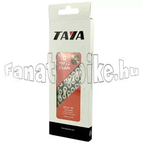   Taya Deca-101 10 sebességes 116 szemes lánc + patentszem ezüst-szürke