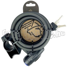 Velotech 12x1800mm kulcsos sodrony zár füst színű