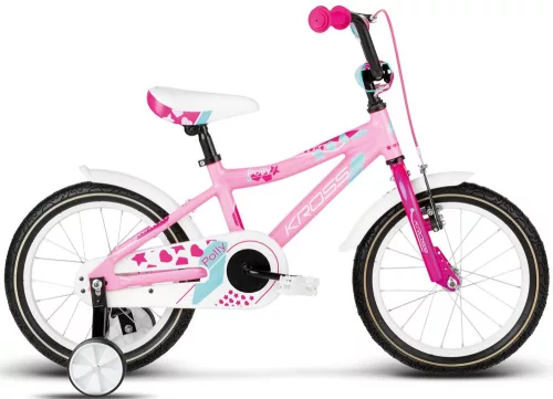 Kross Polly Alu 16" pink-sky blue glossy