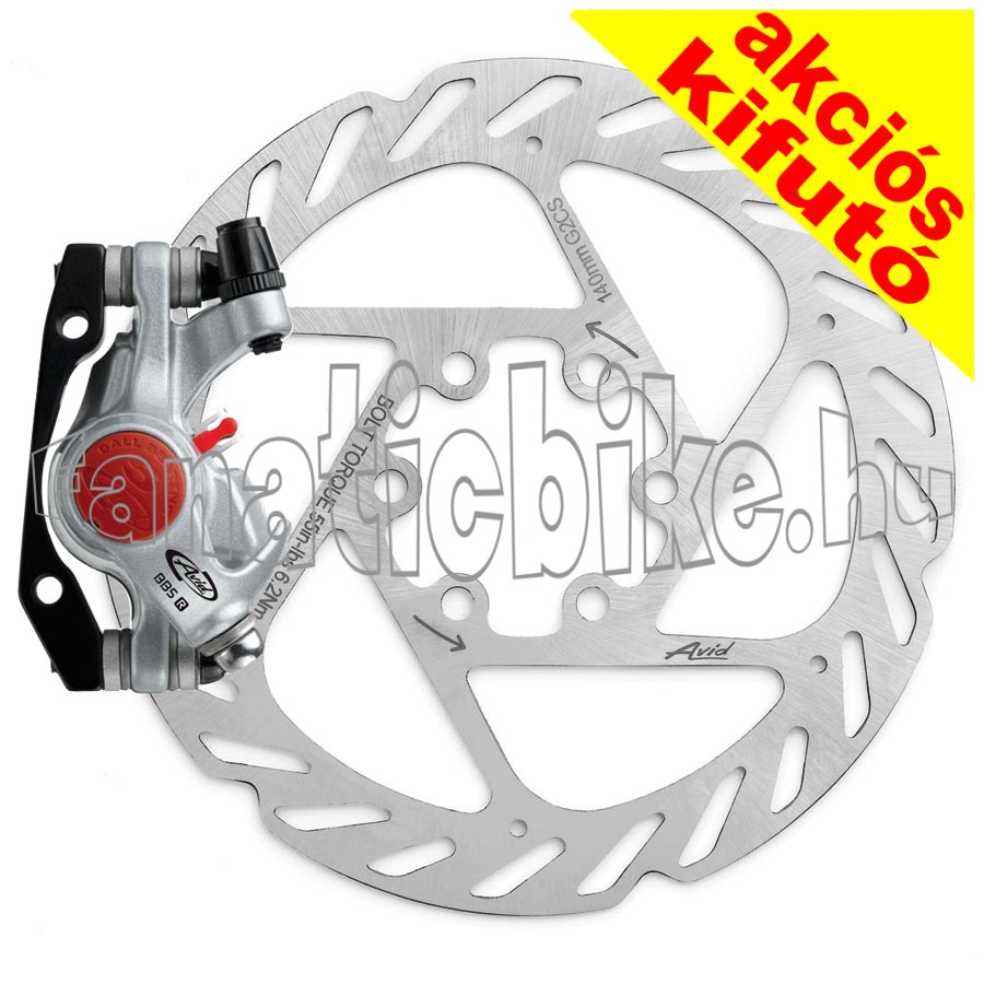 Avid BB5 Road Platinum 140mm hátsó ezüst - fanaticbike