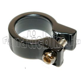 Nyeregcsőbilincs vázra alu 31.8mm fekete