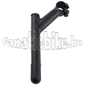 Kormányszár acél 25,4/95 mm fekete