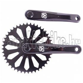 Csepel alu hajtómű 170mm 44T 1/8" fekete