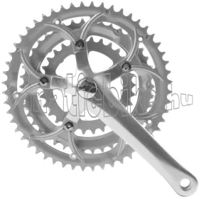 Országúti hajtómű ALU 170mm 52/42/30T ezüst