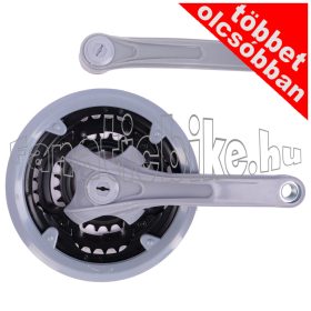 Hajtómű (24-34-42) fekete-szürke