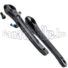 HEXA SS-BMX-2 hajtókar hatlap fejű acél fekete 