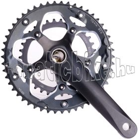   Prowheel országúti alu integrált 34/50T 10-es 172,5mm matt fekete hajtómű