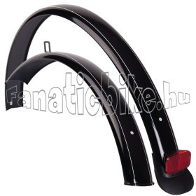   Büchel Flap acél sárvédő 28" 55mm U pálcás fekete