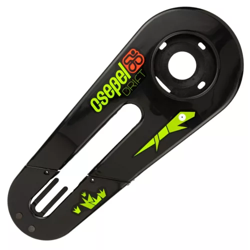 Csepel drift 12" láncvédő fekete-zöld