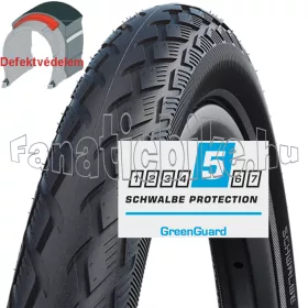   Schwalbe Marathon HS620 20x1,75 (47-406) reflexcsíkos köpeny