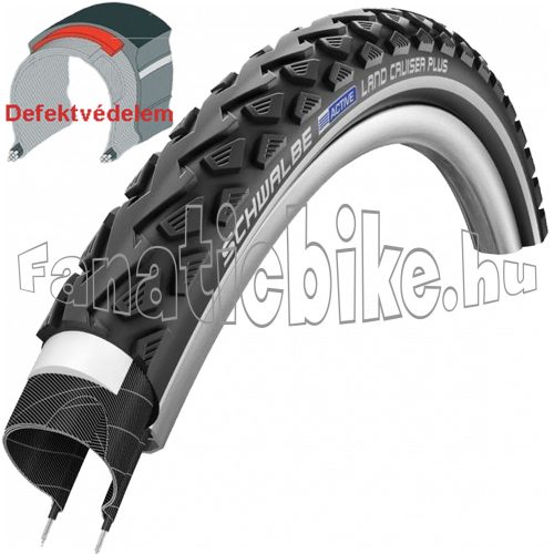 Schwalbe Land Cruiser plus HDS450 28x1.60 (42-622) reflexes köpeny