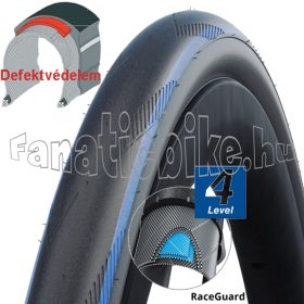   Schwalbe One hs462a 700x25c (25-622) 28x1,00  hajtogatható kék csíkos gumiköpeny