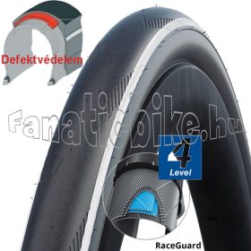   Schwalbe One hs462a 700x25c (25-622) 28x1,00  hajtogatható, fehér csíkos gumiköpeny