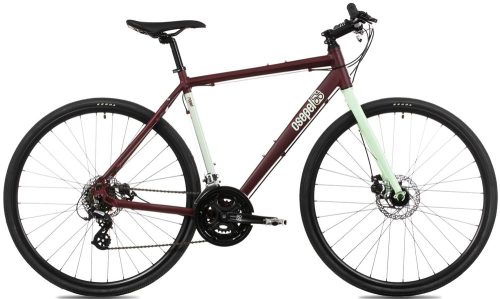 Csepel Rapid 1.1 alu 28"/54cm matt bordó/menta