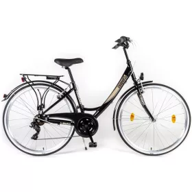 Csepel Budapest Alu 28" 7 sebességes kerékpár fekete