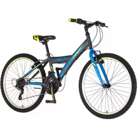 Venssini Parma 24" gyerek kerékpár grafit-kék