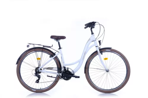 Corelli Glowie 28 könnyűvázas női trekking kerékpár 48 cm Fehér