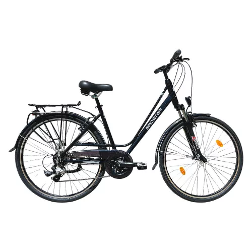 Broster Mavine Lady 28 könnyűvázas női trekking kerékpár 45 cm Fekete