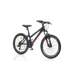   Corelli Via 1.1 Lady 24" gyerek MTB könnyűvázas kerékpár Fekete-Piros