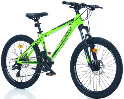 Corelli Via 2.3 24" gyerek MTB könnyűvázas kerékpár Zöld