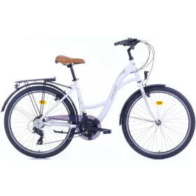   Corelli Glowie 26" könnyűvázas női trekking kerékpár 44 cm Fehér