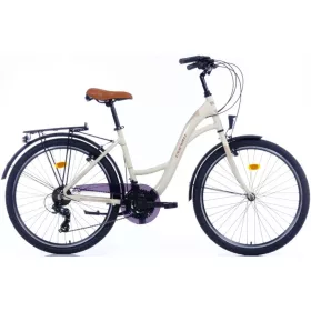   Corelli Glowie 26" könnyűvázas női trekking kerékpár 44 cm Krém