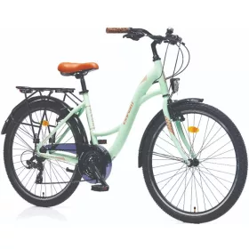   Corelli Glowie 26" könnyűvázas női városi kerékpár 44 cm Menta