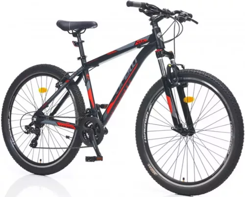 Corelli Via 1.1 MTB könnyűvázas 27.5/18" kerékpár fekete-piros