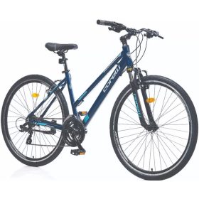   Corelli Riviera 2.0 könnyűvázas női crosstrekking kerékpár 18" Kék-Türkiz