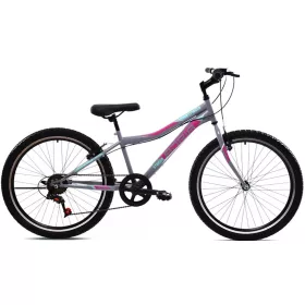 Adria Stinger 24" gyerek kerékpár Grafit-Rózsaszín