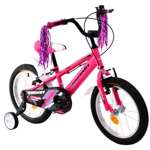 Capriolo Rocket 18” hátra tekerhető gyerek kerékpár Pink