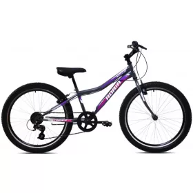 Adria Stinger 24" gyerek kerékpár grafit-lila