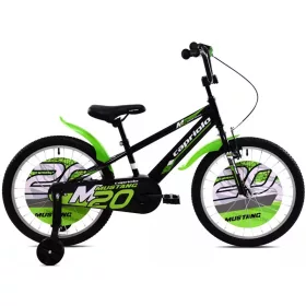 Capriolo Mustang 20" gyerek kerékpár Fekete-Zöld