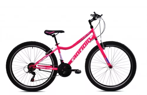 Capriolo Diavolo 600 26" lányka MTB kerékpár 14" Pink-Lila