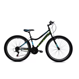   Capriolo Diavolo 600 26" gyermek MTB kerékpár 14" Fekete-Zöld
