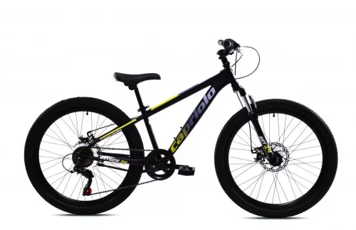 Capriolo Oxigen Disc 24" gyerek kerékpár Fekete-Sárga